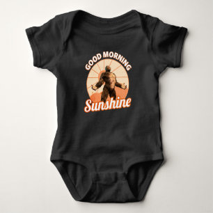 God Morgon Solsken Rolig Bigfoot T Shirt