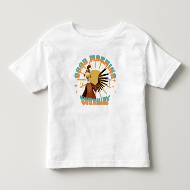 God Morgon Solsken Rolig Tupp T Shirt (Framsida)