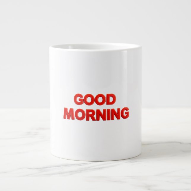 God Morgon Solskens Mugg Jumbo Mugg (Framsidan)