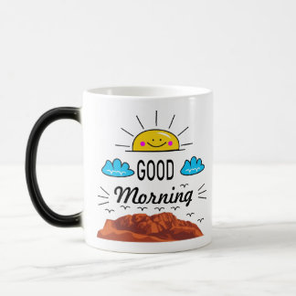 God Morgon Soluppgång på Kullen – Inspirerande Mor Magisk Mugg