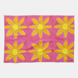God morgon Sunshine - American MoJo Hand Towel Kökshandduk