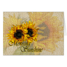 God morgon, Sunshine..