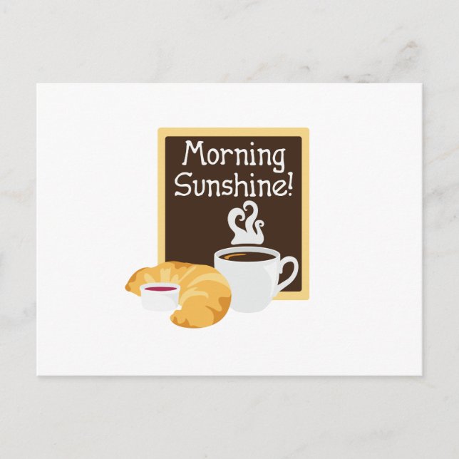 God morgon, Sunshine! Vykort (Framsida)