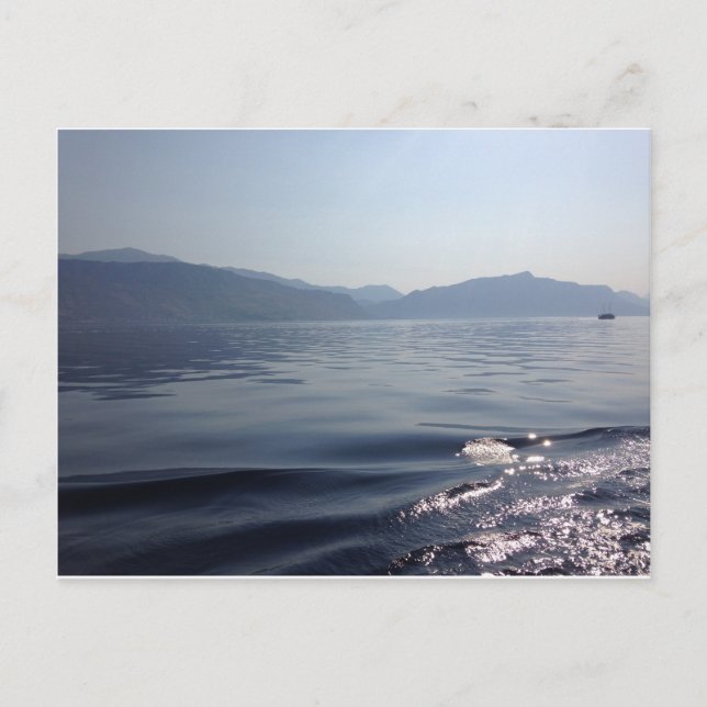 God morgon till havs vykort (Framsida)