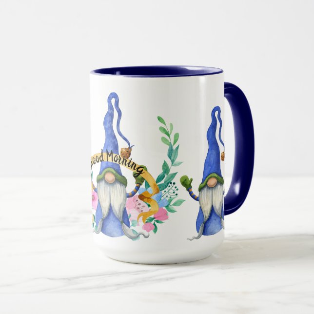 God Morgon Tomtar Mugg (Framsida höger)