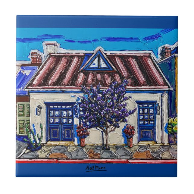 God morgon, Tucson Barrio Tile Kakelplatta (Framsidan)