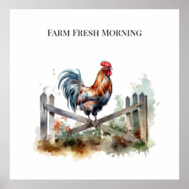 God morgon, Tupp, anpassningsbar Poster