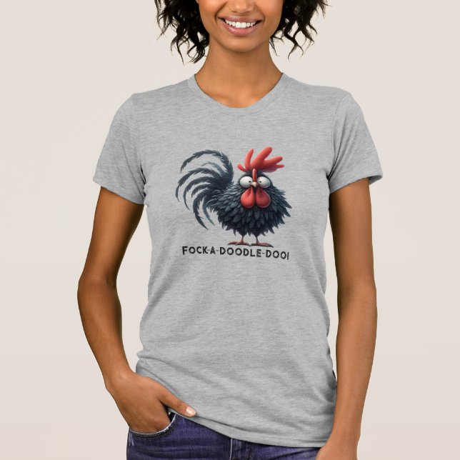 God morgon Tupp - Fock-a-doodle-doo! T Shirt (Framsida)