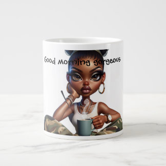 God morgon underbar jumbo mugg
