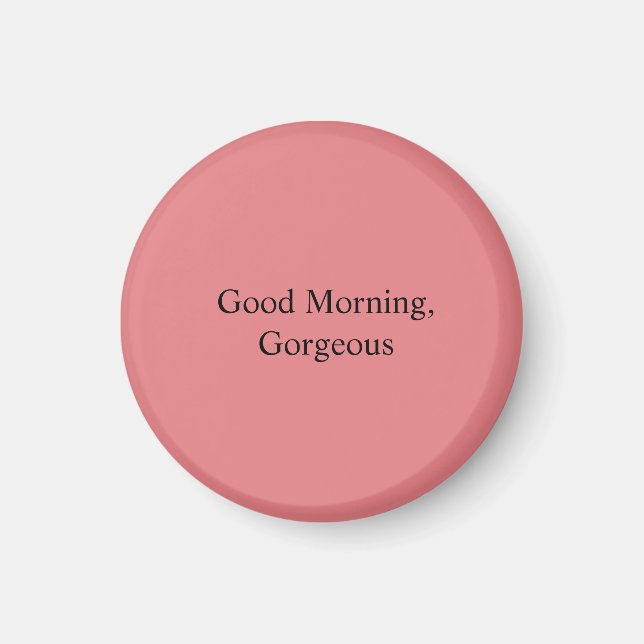 God Morgon, Underbar Magnet (Framsidan)