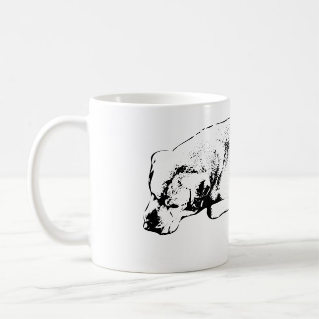 God morgon, varmt hjärta kaffemugg (Vänster)