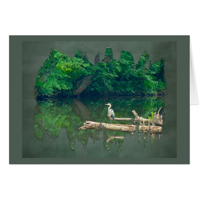 God morgon vid Bäck Hälsningskort (Framsidan Horizontal)