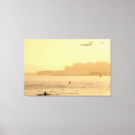 God morgon vid Bay Canvastryck