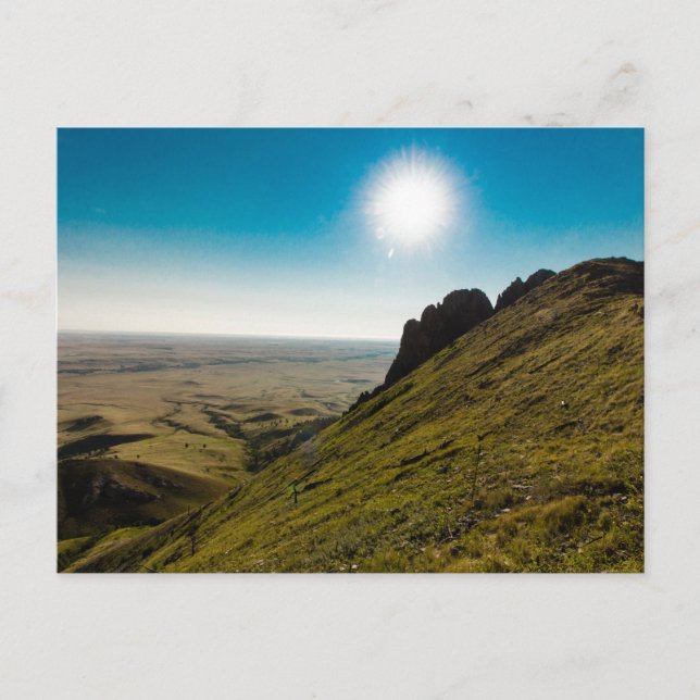 God morgon vid Bear Butte State Park, South Dakota Vykort (Framsida)
