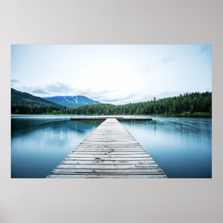 God morgon vid Dockpiren i Sjö Poster