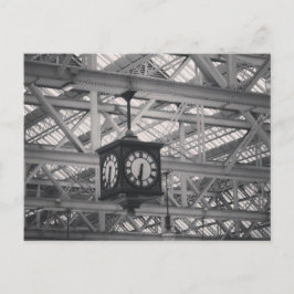 God morgon vid Glasgow Central Station Vykort