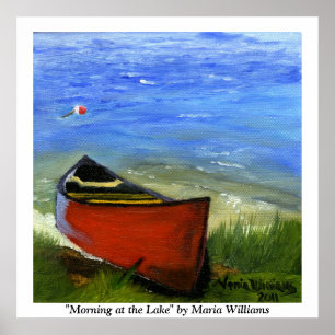 God morgon vid Sjö Poster av Maria Williams