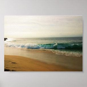 God morgon vid Wedge, CA Poster
