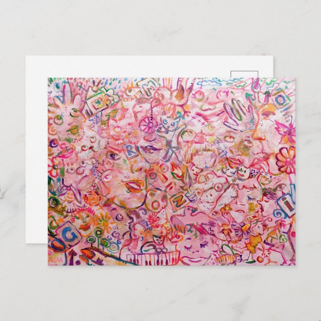 God morgon vykort (Fram/baksida)