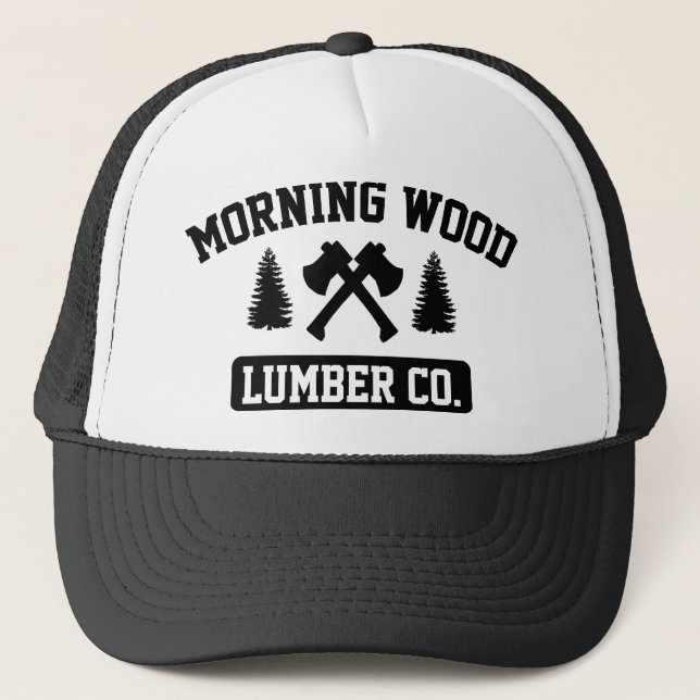 God morgon Wood Lumber Co. Keps (Framsida)
