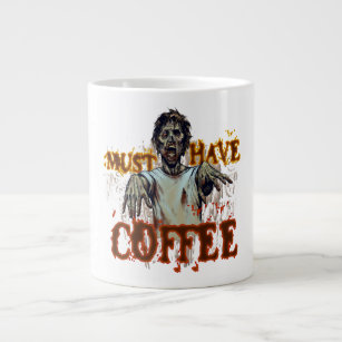 God morgon Zombie Kaffe Mugg Jumbo Mugg