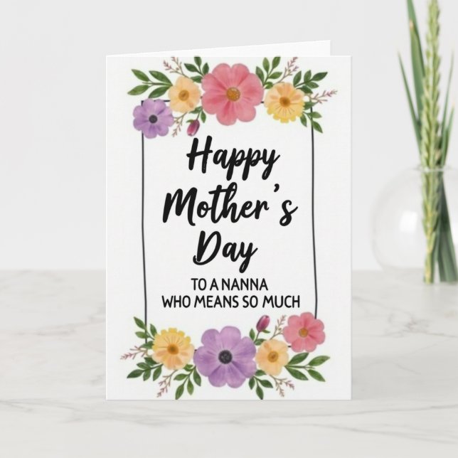 God morsdag mormor kort (Framsida)