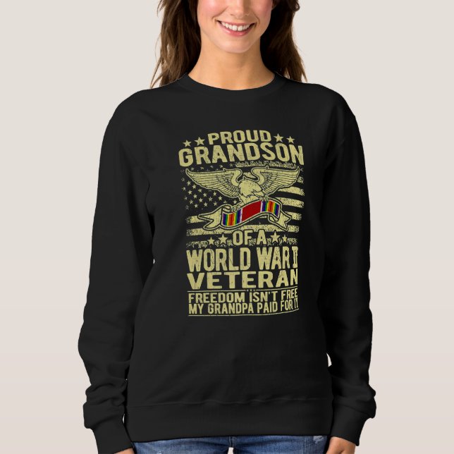 God morson i Världskrig 2 Veteran 5 T Shirt (Framsida)