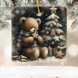 God Nalle jul Julgransprydnad Keramik
