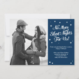 God natt, Gravid - julmeddelande Julkort