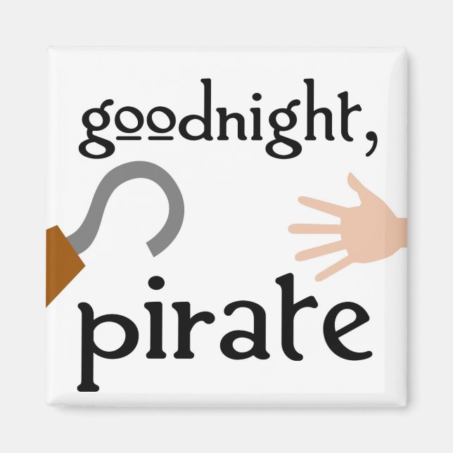 God natt pirat magnet (Framsidan)