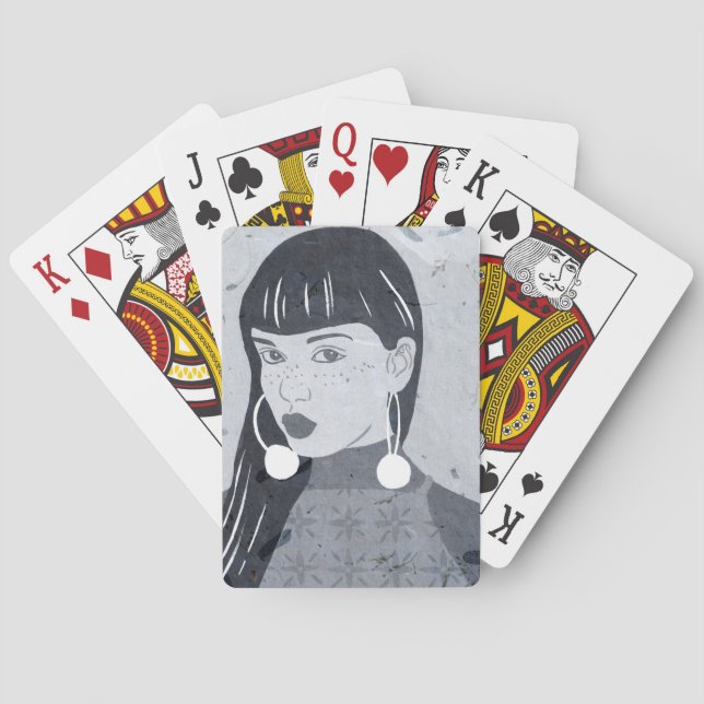 God natt, Porträtt Casinokort (Baksidan)