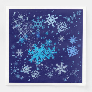 God natt Snowfall Pappersservett