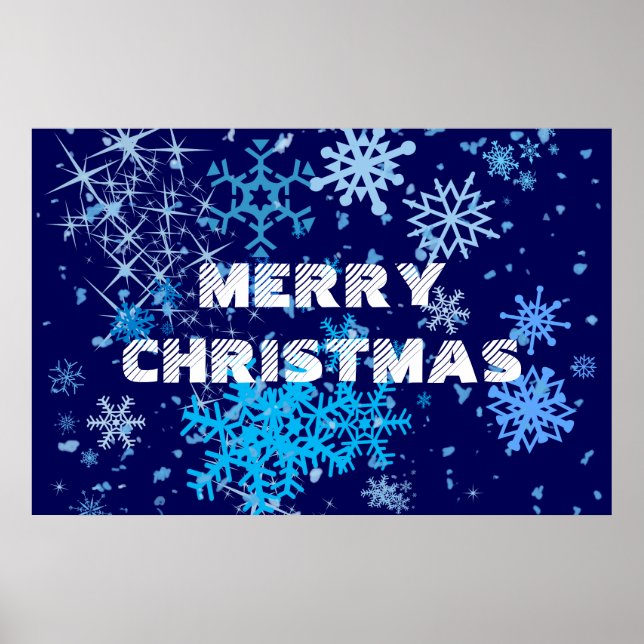 God natt Snowfall Poster (Framsidan)