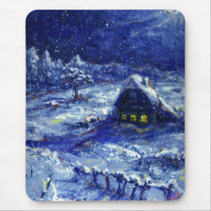 God natt. Vinter. Ryssland Musmatta