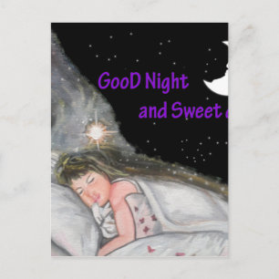God Natt Vykort