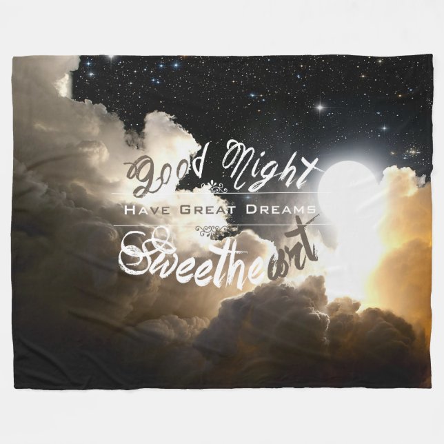 God nattsamling - Fleece Blanket (Framsidan (Horisontell))
