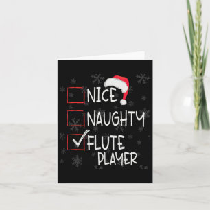 God Naughty Flute-spelarlista Jultomte Cla Kort