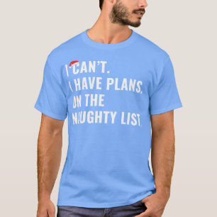 God Naughty List - julklapp på Naughty T Shirt