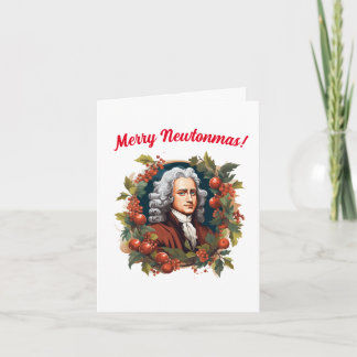 God Newtonmas! Atheist Secular Helgdag-jul Kort