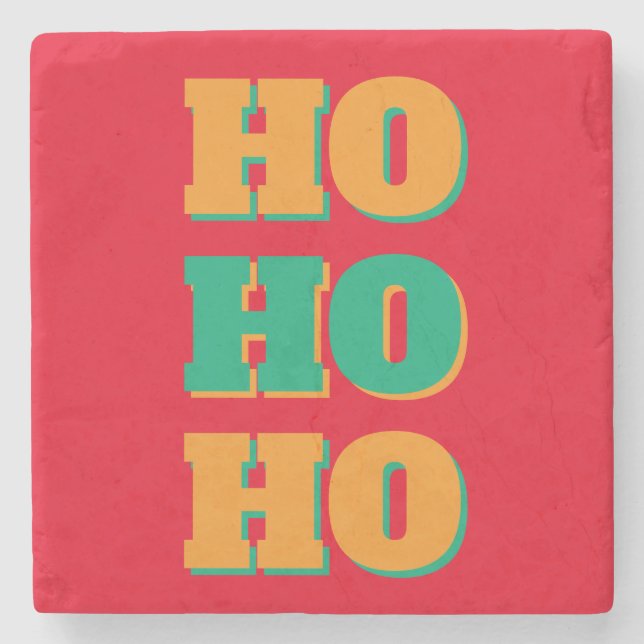 God nytt år God jul Högtider HoHo Stenunderlägg (Framsidan)