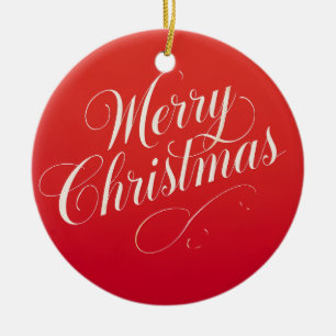 God nytt år God jul Högtidsstund Julgransprydnad Keramik
