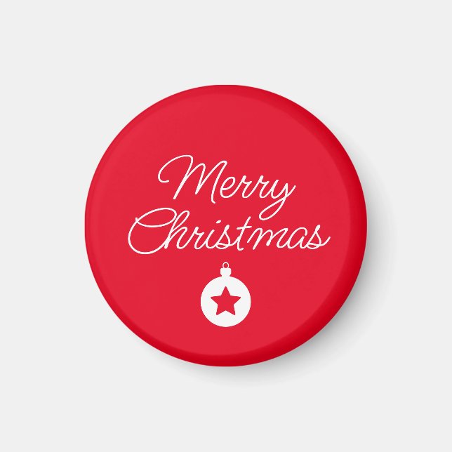 God nytt år God jul Högtidsstund Magnet (Framsidan)