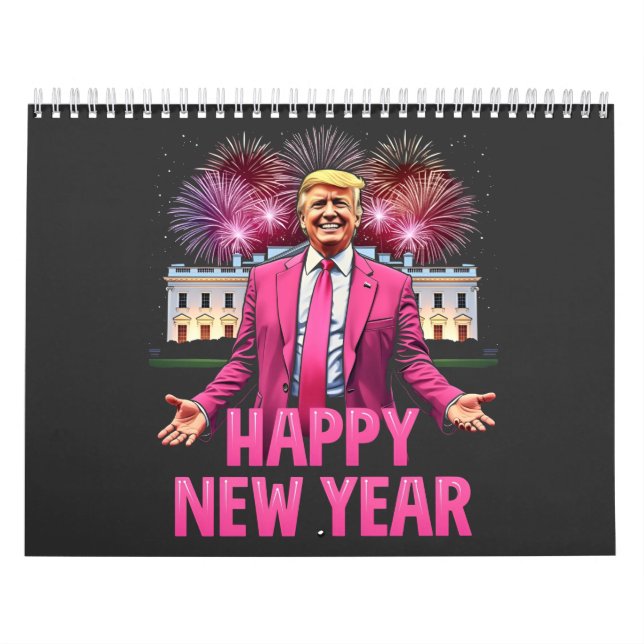 God nyttårsafton Trump Resolution 2025 Kalender (Omslag)