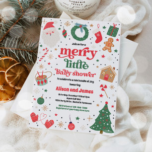 God och blå julklapp, liten julklapp inbjudningar