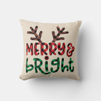 God och Bright Buffalo Play-julturen Kudde
