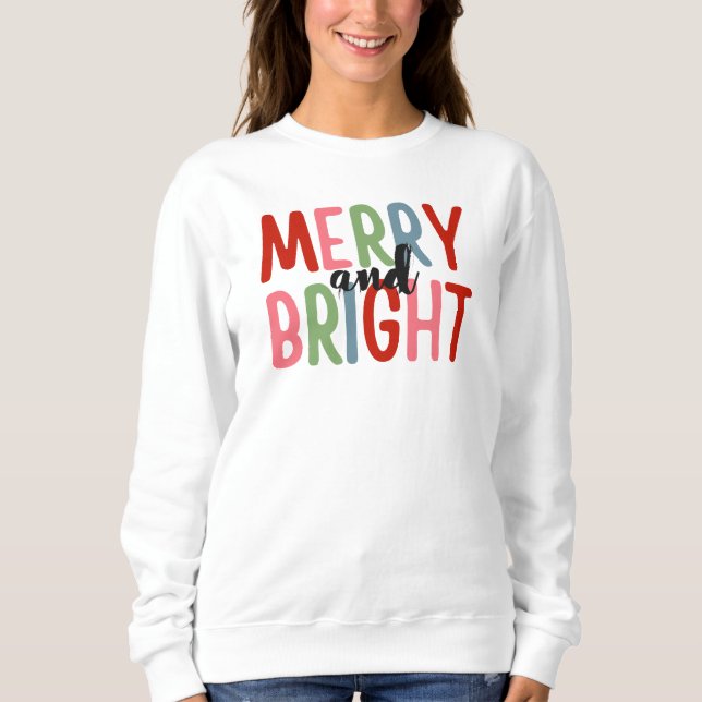 God och Bright-familjens julfärdsdesign T Shirt (Framsida)