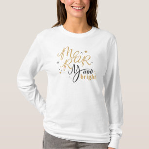 God och Bright Jul Helgdagars Gag T Shirt