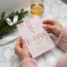 God och Bright minimal Helgdag jul Party Inbjudningar