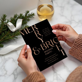 God och Bright minimal Helgdag jul Party Inbjudningar