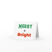 God och Bright Ord - minimalistisk julafton